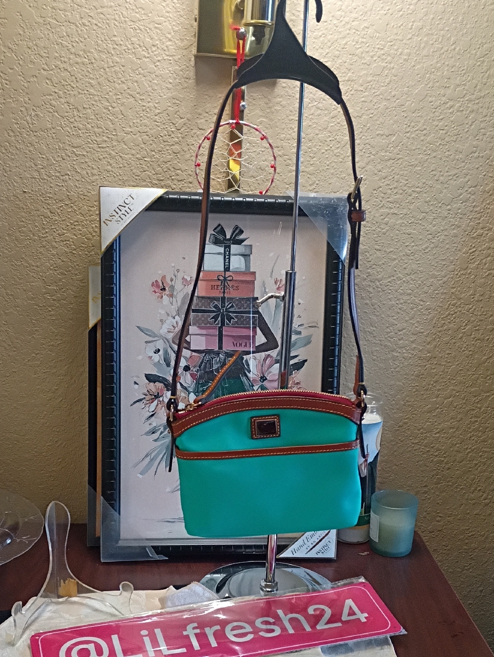 Dooney & Bourke Teal Shoulder Bag